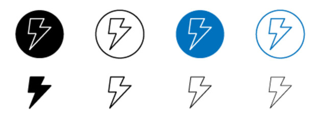 Flash icon in vector format