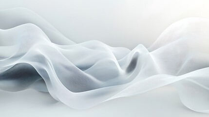 Obraz premium Minimalist abstract background with overlapping grey and white geometric shapes forming a clean, modern design.