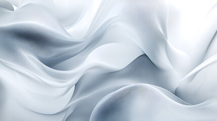 Obraz premium Minimalist abstract background with overlapping grey and white geometric shapes forming a clean, modern design.