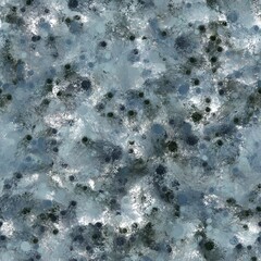 Black, slate and hit grey chaotic brush strokes. Small circles and abstract shapes. Seamless hand drawn pattern.