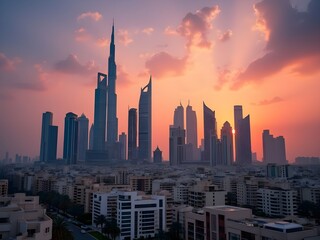 Fototapeta premium city skyline