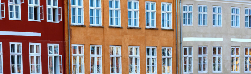 Old and expensive apartment building in the city center of Copenhagen, Denmark