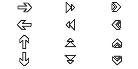 swipe up icon vector symbol, scrolling arrow, swipe arrow vector ,  black arrows 