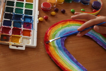 Painting rainbow 