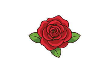 Rose Flower Icon Vector Art