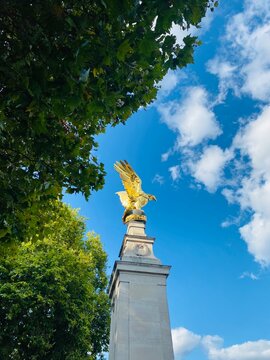 angel statue in the park