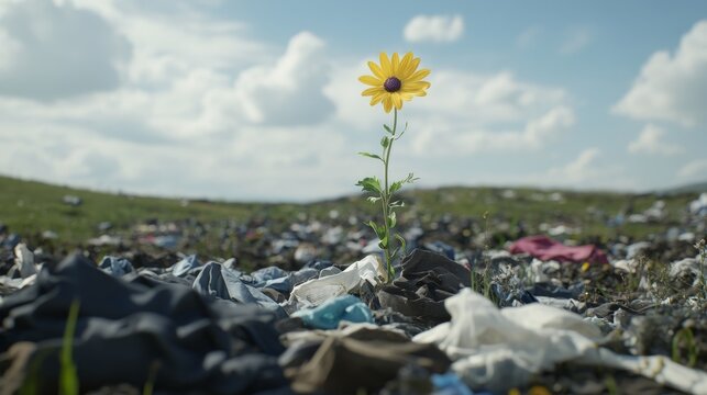 A vortex sucking in clothes, leading to an empty void, representing the waste cycle, abstract style, deep blues, high detail