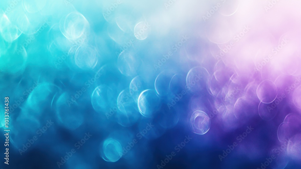 Poster blue and purple gradient blur with a grainy noise texture, creating a soft, abstract background with