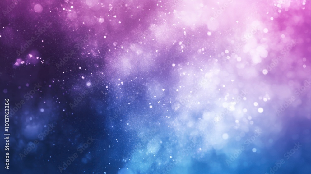 Poster blue and purple gradient blur with a grainy noise texture, creating a soft, abstract background with