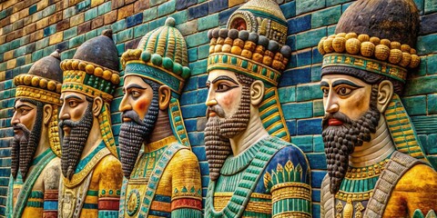 The majestic representation of Babylonian deities illuminates ancient art, reflecting their pivotal roles in cultural heritage and civilization through rich, detailed imagery and artistic interpretati