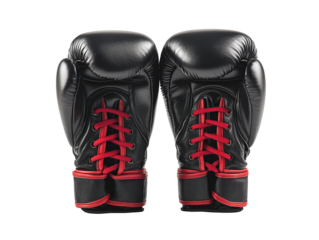 Boxing Gloves on Transparent Background