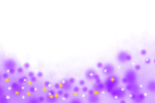 Purple Magic Smoke with Glitter, Twinkling Stars, and Glowing Stardust Particles