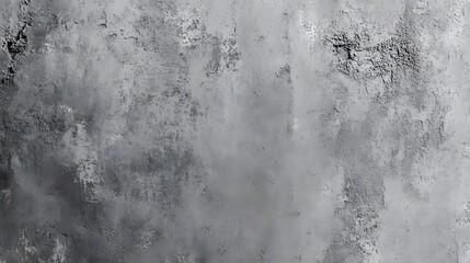 Gray plaster concrete wall texture with a rugged, industrial appearance