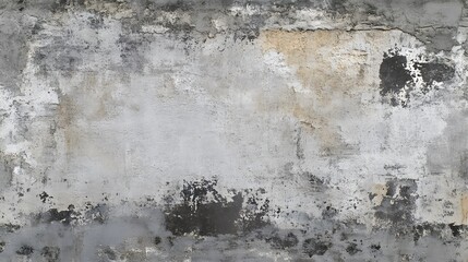 Gray plaster concrete wall texture with a rugged, industrial appearance
