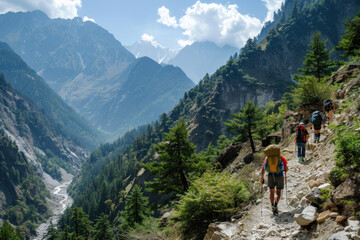 An off-the-grid mountain hiking route with stunning vistas, ideal for thrill-seekers and explorers