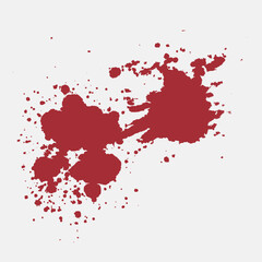 abstract splatter bloods red color background illustration vector