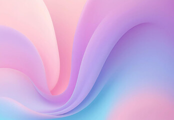 Obraz premium Pastel Tone Gradient Background in Purple, Pink, and Blue with Smooth Lines and Defocused Effect
