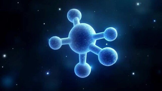 A network of molecules and atoms . macro molecule chemical structure, polymerization process or plastic manufacturing