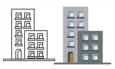  
Building apartman  illustration free icon.eps
 
