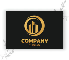 Minimal company logo template