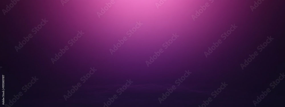 Poster Purple gradient background with a soft light.