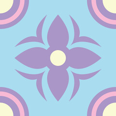 colorful seamless floral pattern design for decorating wallpaper wrapping paper fabric backdrop and etc.
