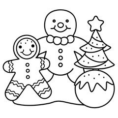christmas gingerbread man