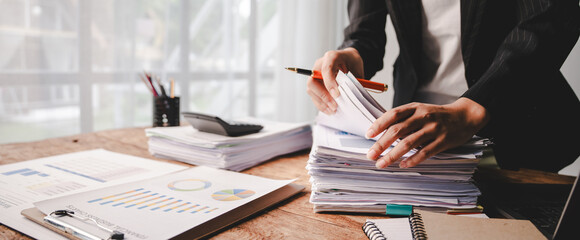Employees who work with documents, search for documents, do income and expense accounting, tax...