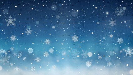 Christmas background with snowflakes