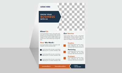 Obraz premium Creative Business Flyer Template