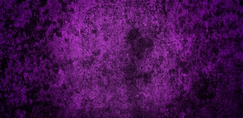 long background of purple color cracked wall, Old black purple painted metal wall Cracked paint texture Dark magenta background with paint drips Baner with a toned rough texture