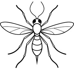 A dragonfly illustration vector logo  icons .