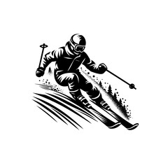 Obraz premium Skiing 