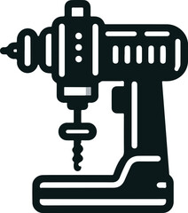 electric drill isolated on white HD transparent background PNG Stock Photographic Image