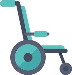 Modern and stylish wheelchair designed for individuals with mobility impairments, symbolizing independence and accessibility