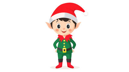 Christmas Elf Simple Vector, PNG File with Transparent Background