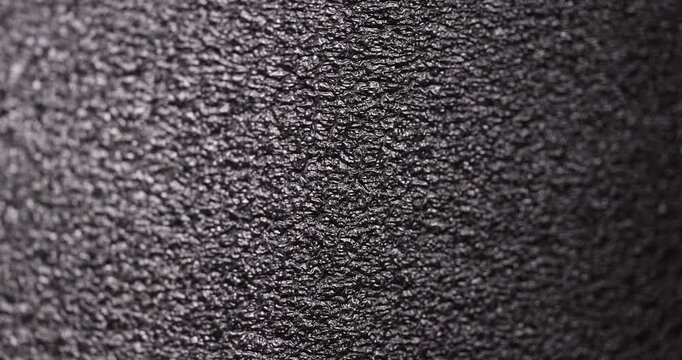 black foam material for insulation of buildings and packaging of goods, soft black foam material for construction and storage