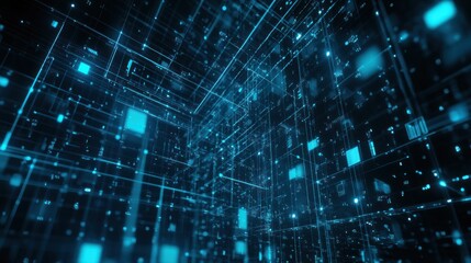 Fototapeta premium Abstract Digital Network