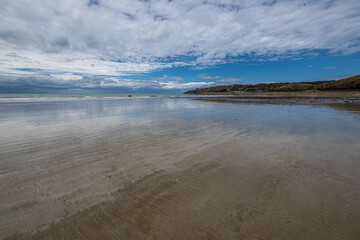 Low Tide at the Plage de Caroual in Brittany, France