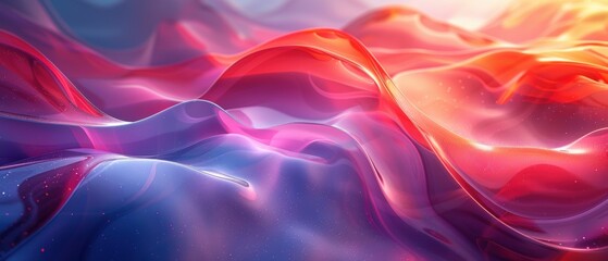 Fototapeta premium Abstract swirl of blue and purple smoke, a dynamic backdrop of light and energy