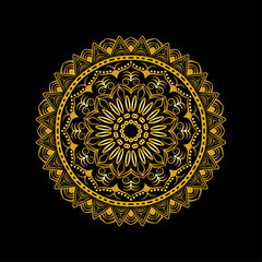 Creative modern luxury mandala template design