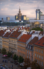 Scenic View of Warsaw's Urban Landscape, Poland