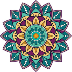 Ornamental luxury mandala pattern  design