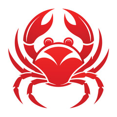  red spider logo icon on a white background