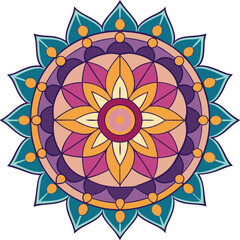 Ornamental luxury mandala pattern 3 in 1 design