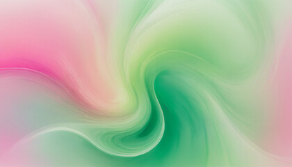 Fototapeta premium a swirling neon green and pink mist with a soft gradient effect