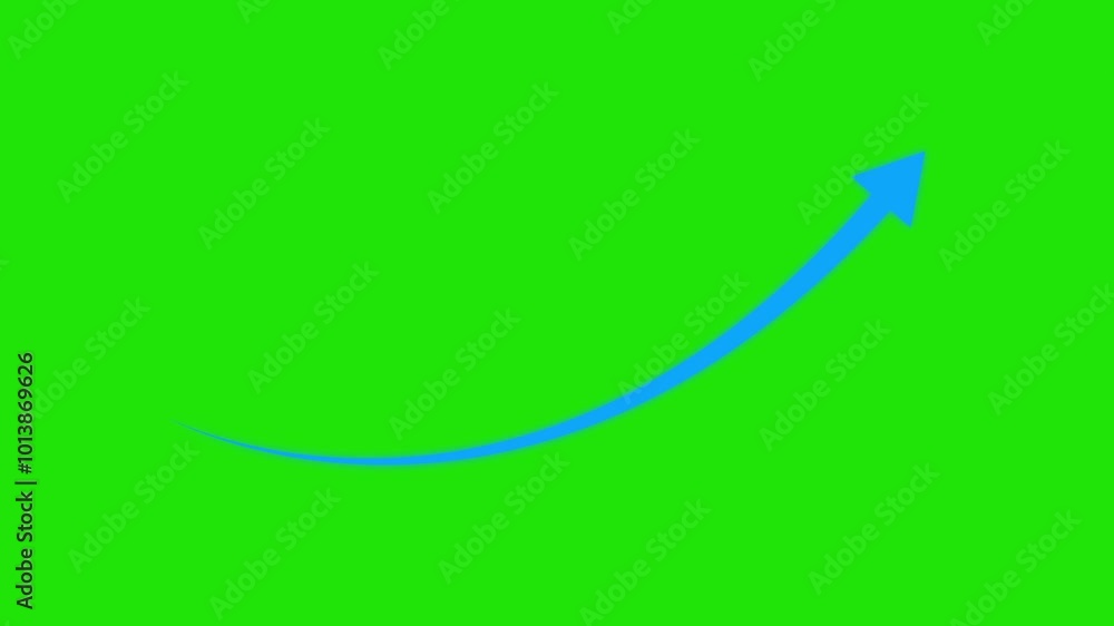 Poster abstract arrow business graph icon animation background
