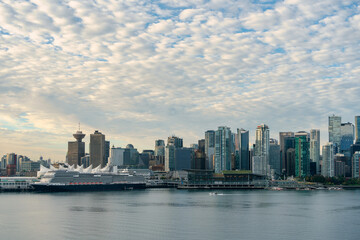 Vancouver skyline during early morning