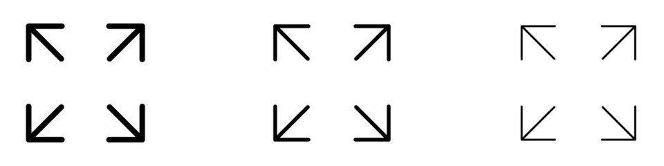 Drag vector icon set in black and blue colors.