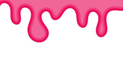 Pink Liquid Paint Drop Splash